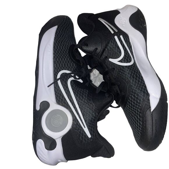 Nike KD Trey 5 IX Black White Mens Basketball Shoe size 12 Cw3400-002 - Picture 1 of 11